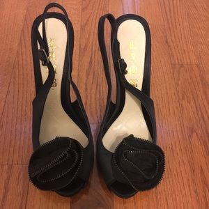 L.A.M.B. Open toe shoes, worn only once